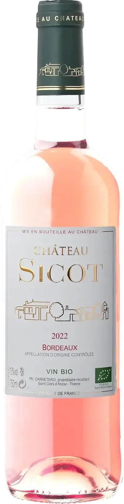 Château Sicot Bordeaux Rosé Bio