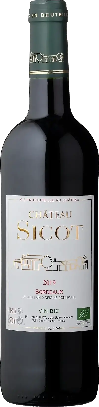 Château Sicot Bordeaux Rouge Bio 2019