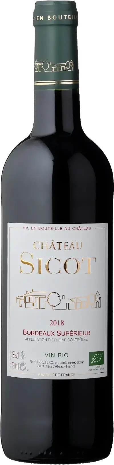 Bordeaux Supérieur Rouge 2018 Bio