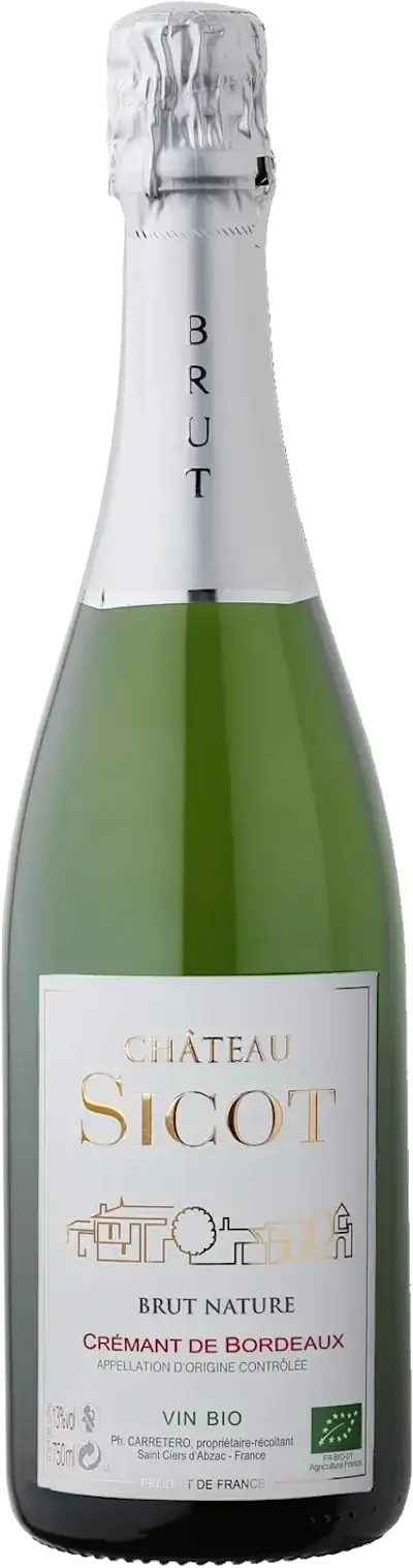 Château Sicot Crémant de Bordeaux Brut Nature Bio