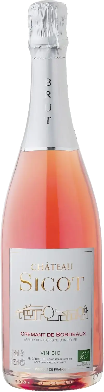 Château Sicot Crémant de Bordeaux Rosé Bio